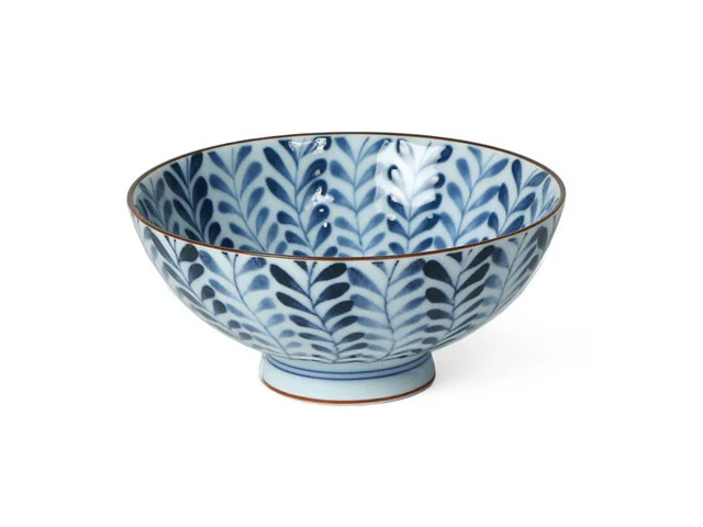 Blue and White Design Rice Bowl - 4.5 inch - Image 4