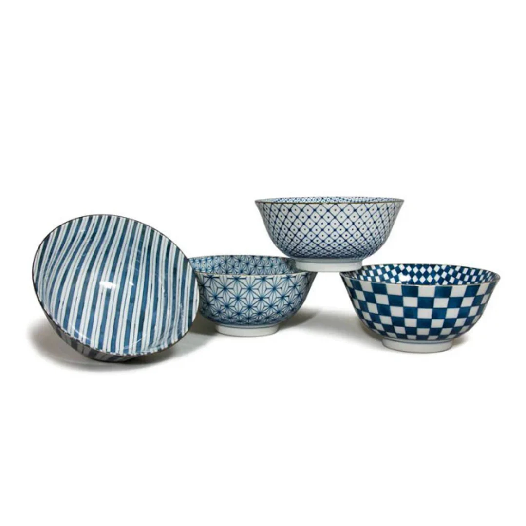 Geo-Pattern Ceramic Bowls - Image 5