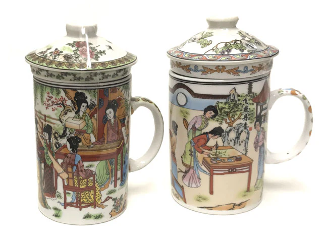 Multi-Color and Design Mug with Infuser - Image 10