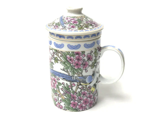 Multi-Color and Design Mug with Infuser - Image 3