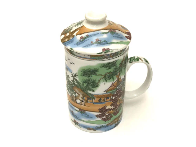 Multi-Color and Design Mug with Infuser - Image 4