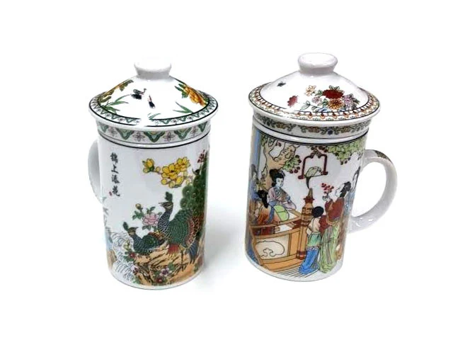 Multi-Color and Design Mug with Infuser - Image 5