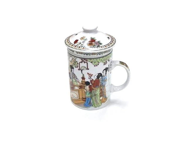 Multi-Color and Design Mug with Infuser - Image 6