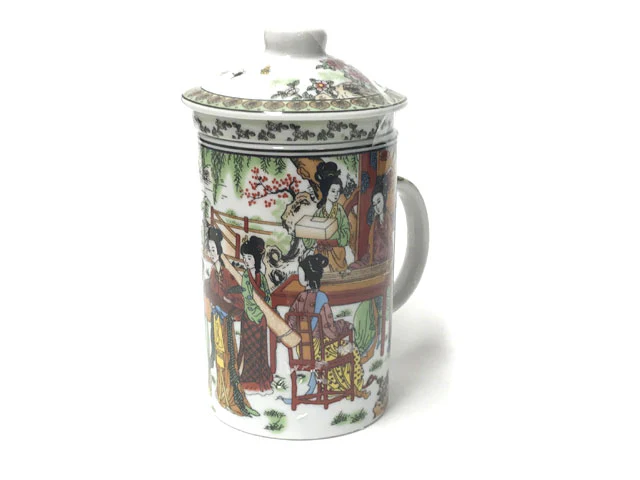 Multi-Color and Design Mug with Infuser - Image 9