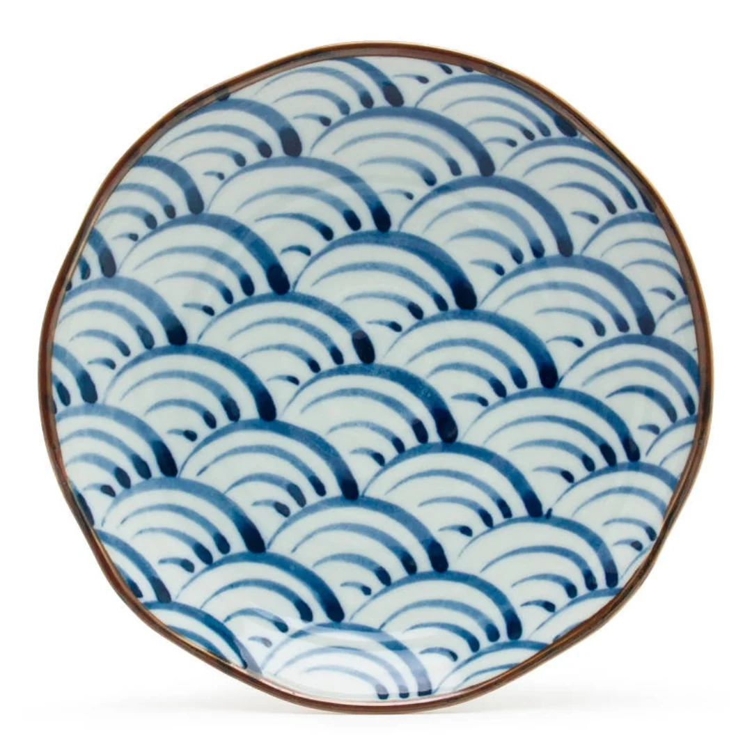 Seikai Nami Blue Ocean Waves Series Ceramics - Image 4