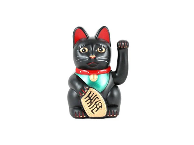 Battery Powered Hand Motion Lucky Cat - 6"H - Image 4