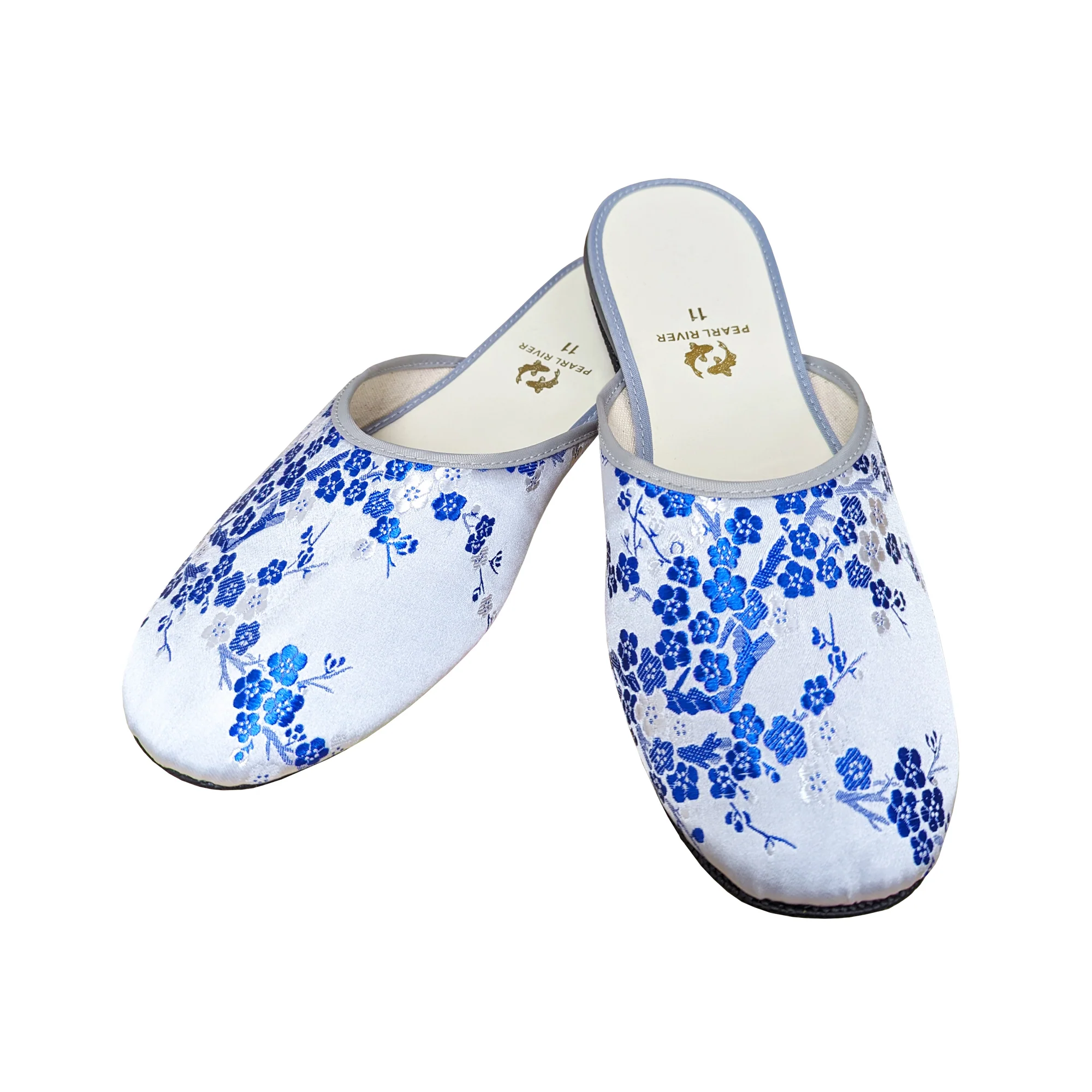 Plum Blossom Rayon Brocade Slipper (Various Colors) - Image 3