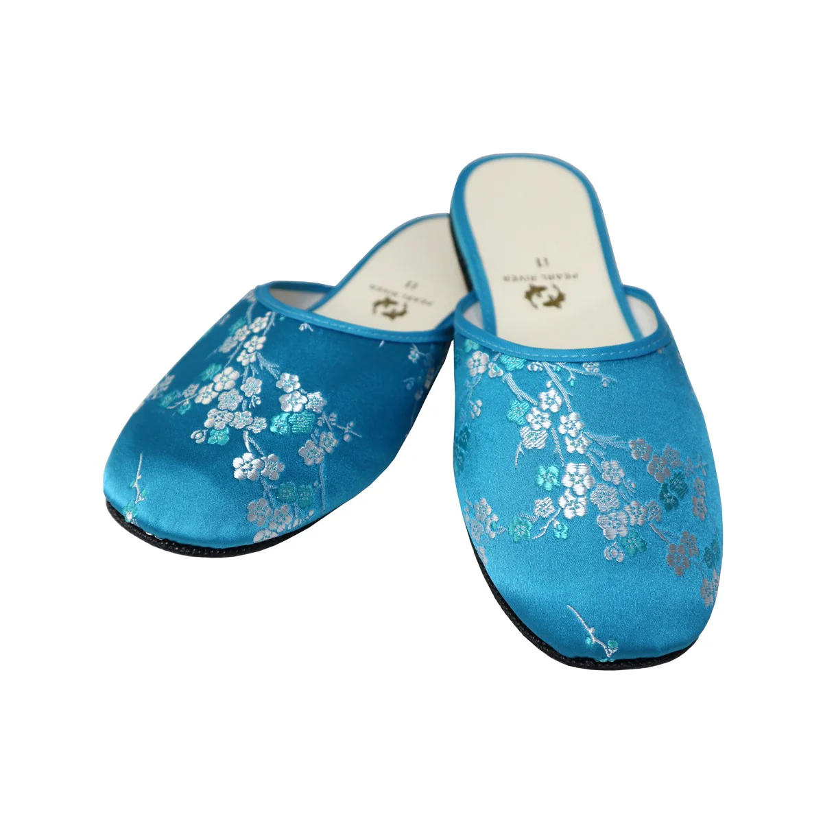 Plum Blossom Rayon Brocade Slipper (Various Colors) - Image 4