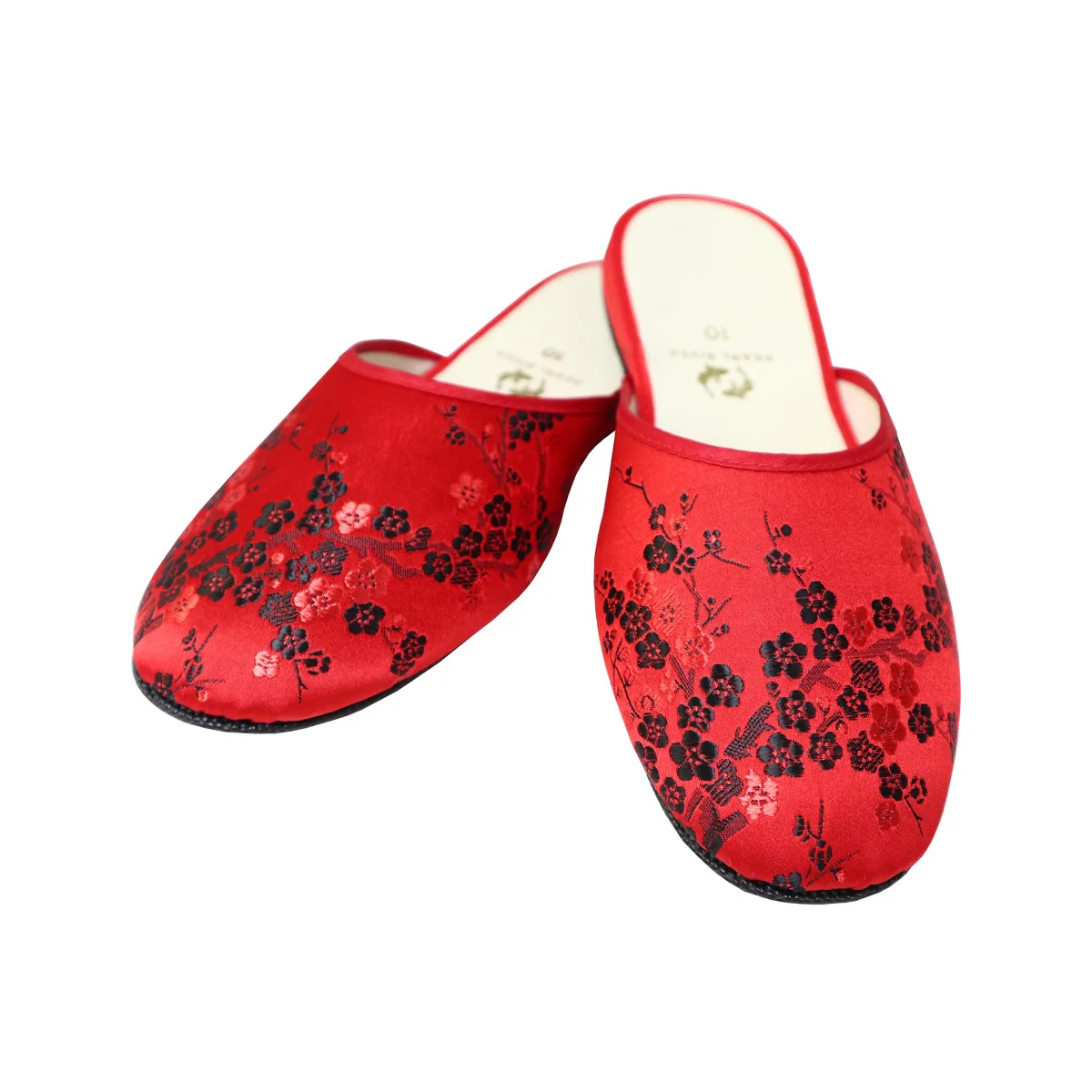 Plum Blossom Rayon Brocade Slipper (Various Colors) - Image 5