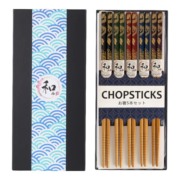 5-Piece Chopstick Set (Various Designs) - Image 3