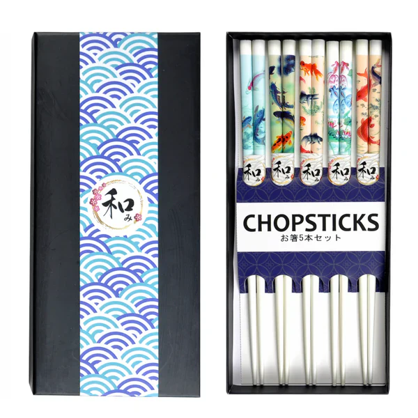 5-Piece Chopstick Set (Various Designs) - Image 4