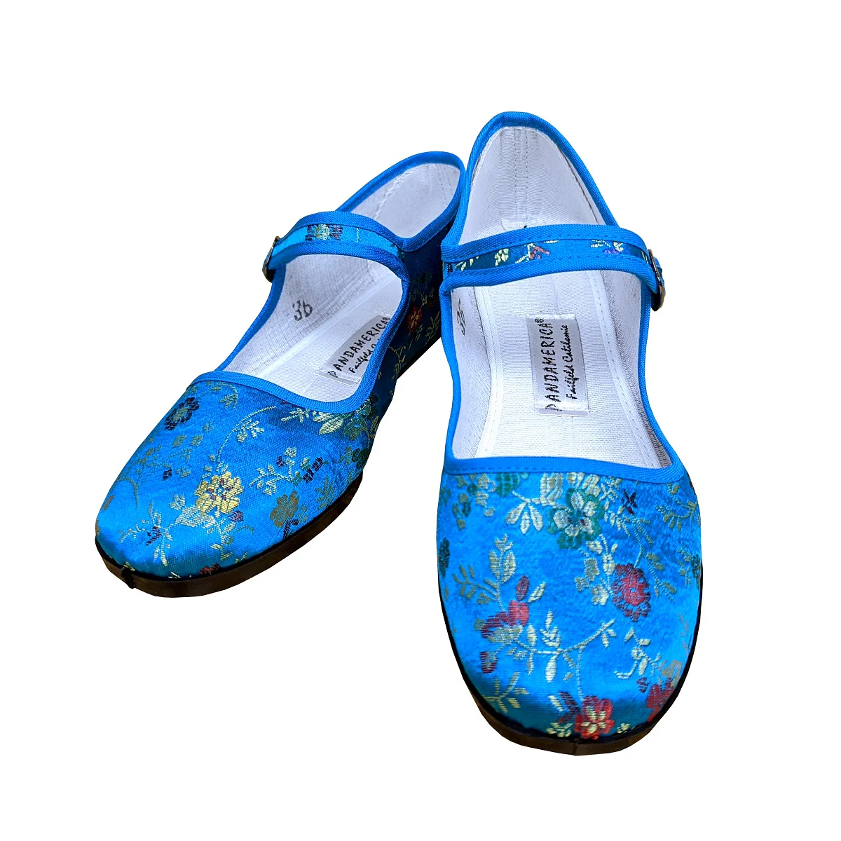 Floral Brocade Mary Janes (Various Colors) - Image 2