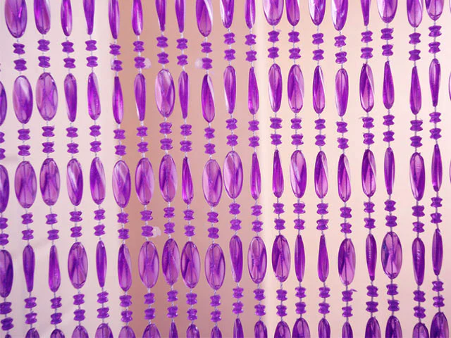 Acrylic Beaded Curtain - Oval Beads - Image 5