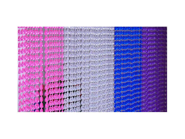 Acrylic Beaded Curtain - Round Beads - Image 2