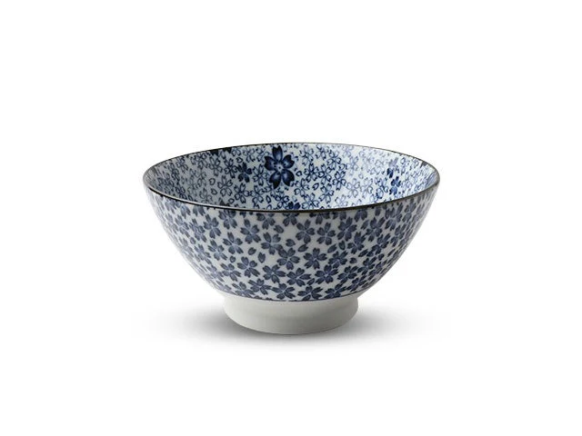Blue on White Classic Pattern Noodle Bowl - Image 3