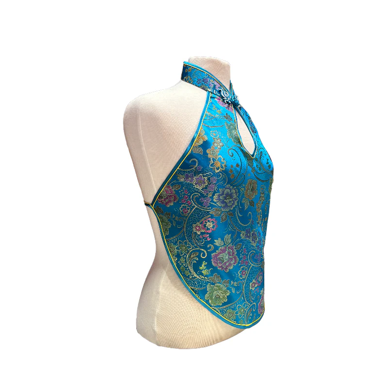 Brocade Apron Halter Top - Image 2