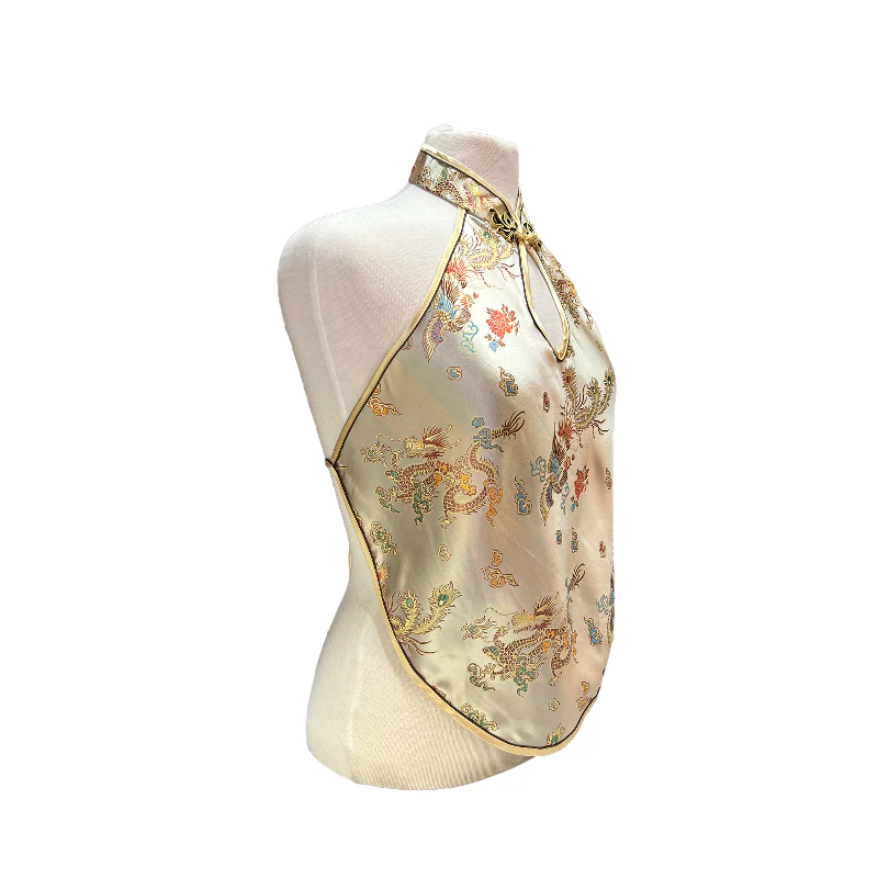 Brocade Apron Halter Top - Image 3