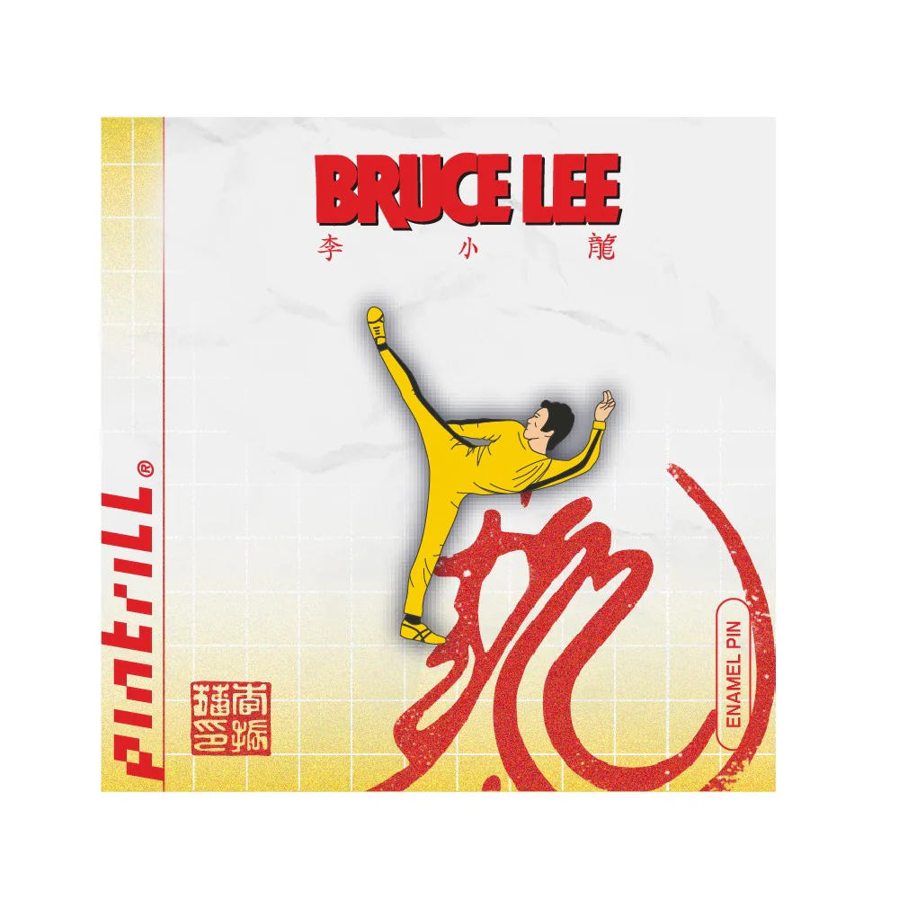 Bruce Lee Game of Death Kick Pin - Image 2