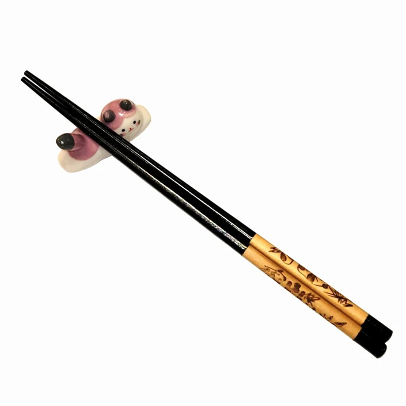 Ceramic Cat Chopstick Rest (Various Colors) - Image 3