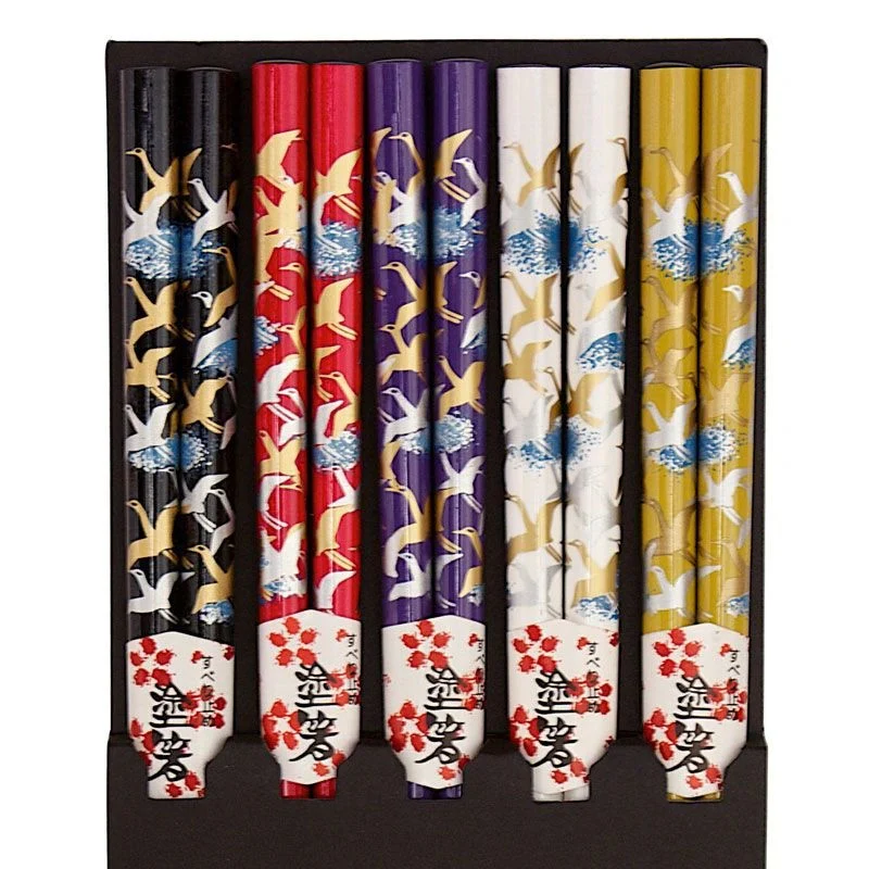 Japanese Pattern Chopstick Sets - Image 3