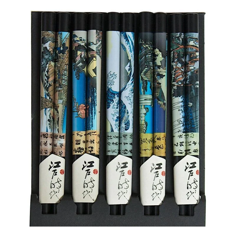 Japanese Pattern Chopstick Sets - Image 7