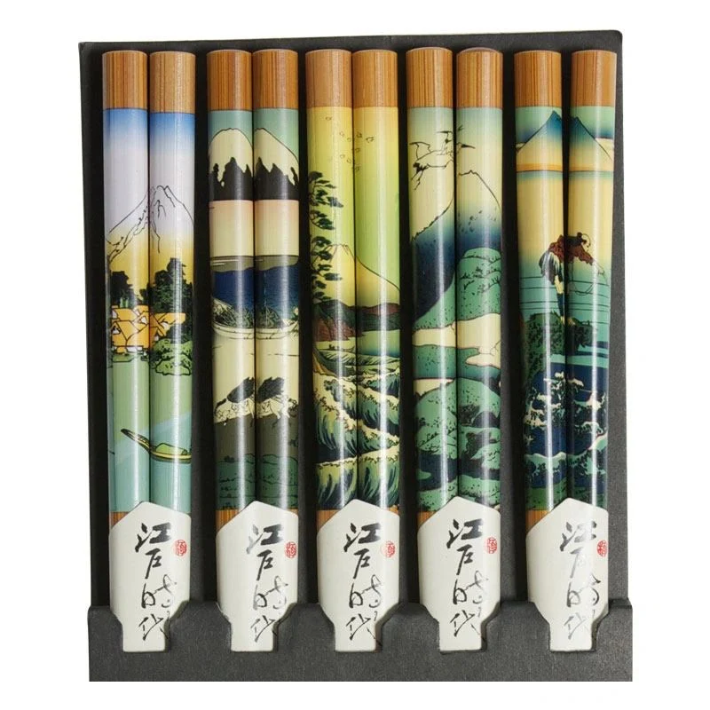 Japanese Pattern Chopstick Sets - Image 8