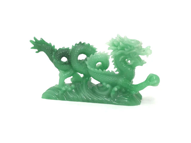 Dragon with Pearl On Sea - 6" Long - Image 2