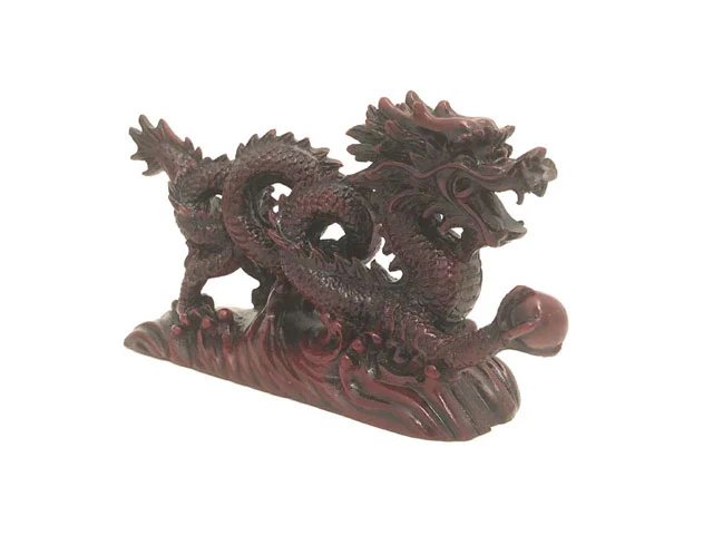Dragon with Pearl On Sea - 6" Long - Image 3