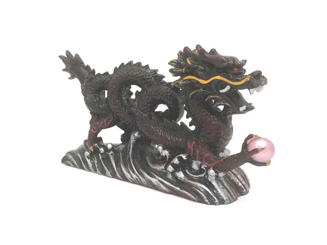 Dragon with Pearl On Sea - 6" Long - Image 4