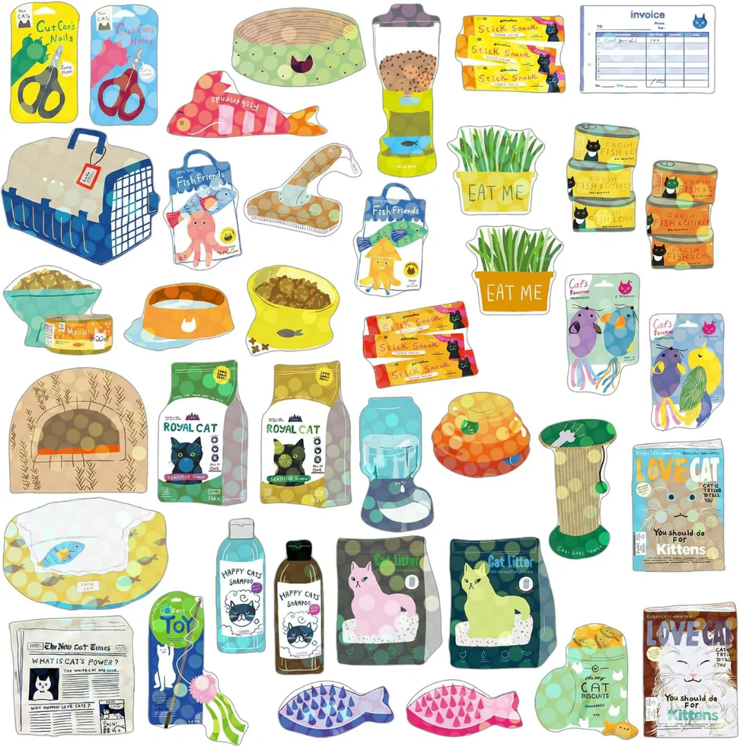 Hako Cat Supply Stickers - Image 2