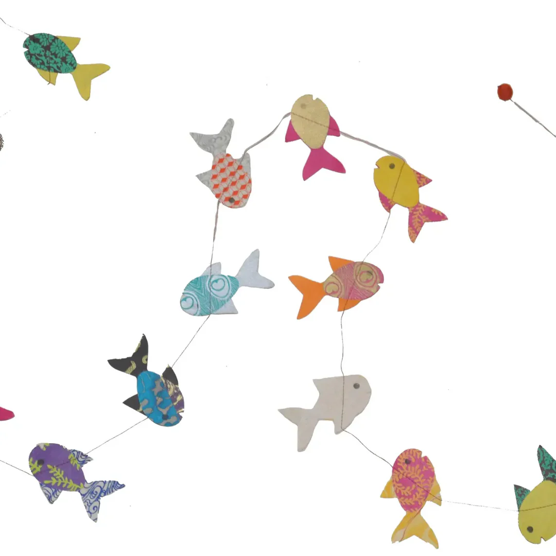 Handcrafted Eco Paper Garland - Image 15