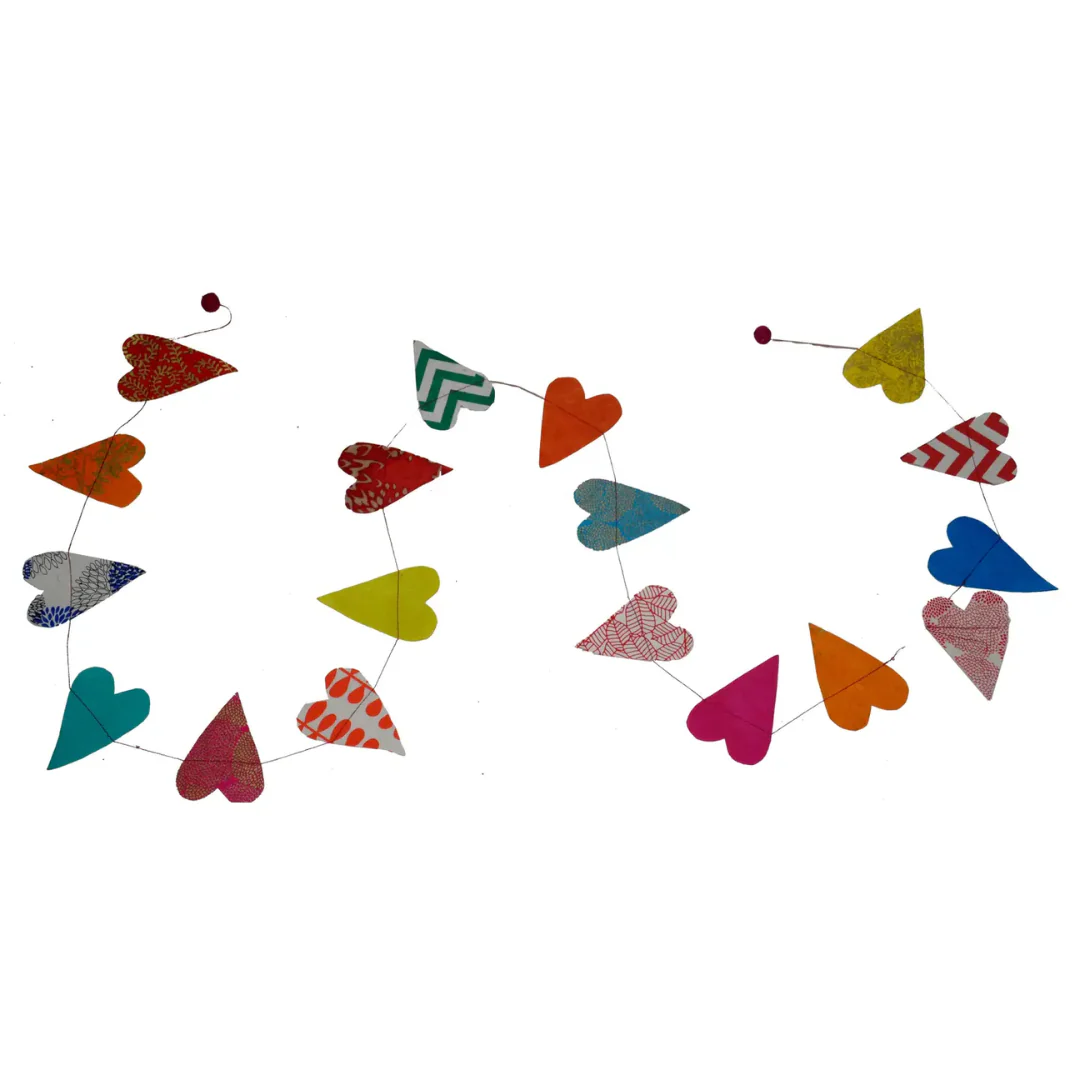 Handcrafted Eco Paper Garland - Image 4