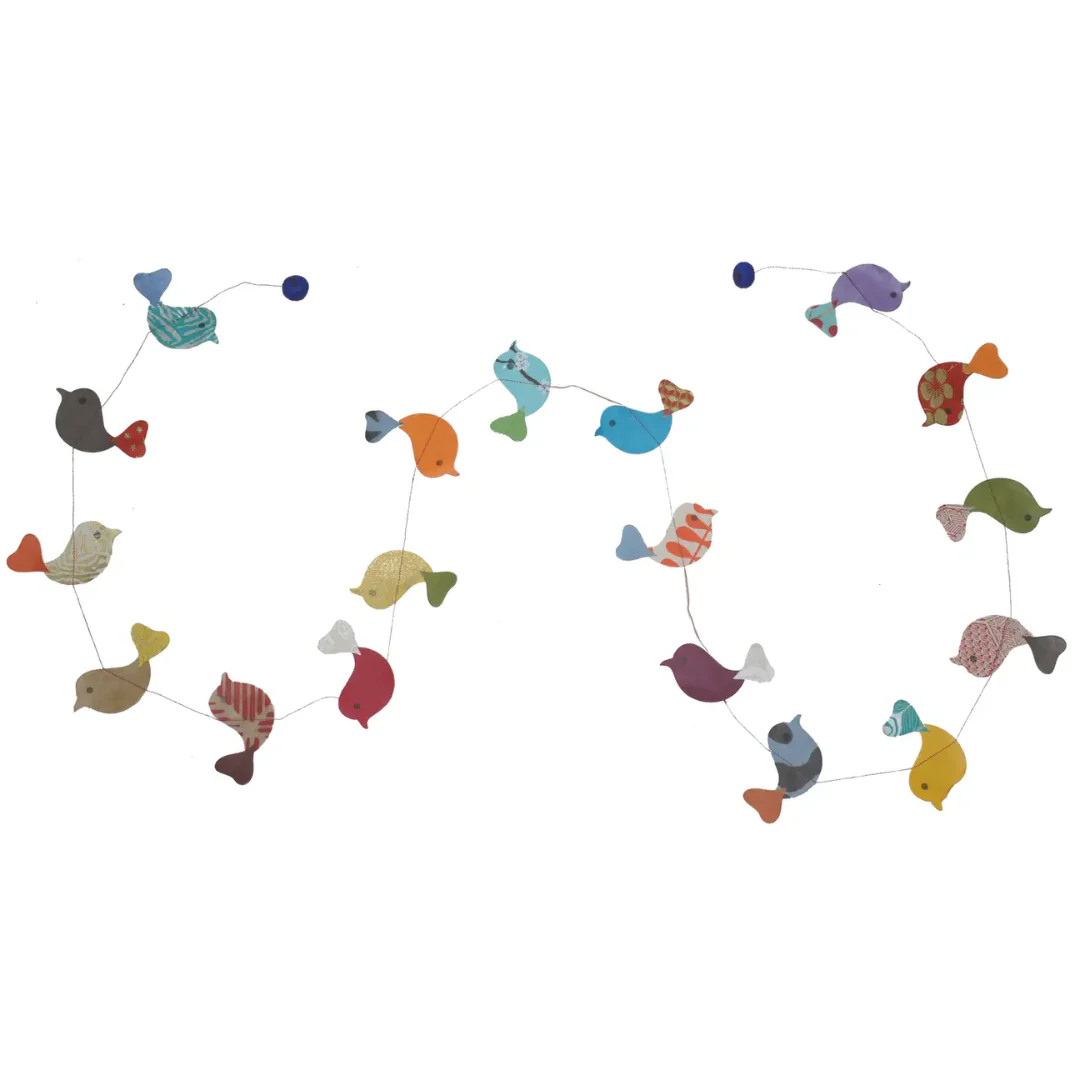 Handcrafted Eco Paper Garland - Image 5
