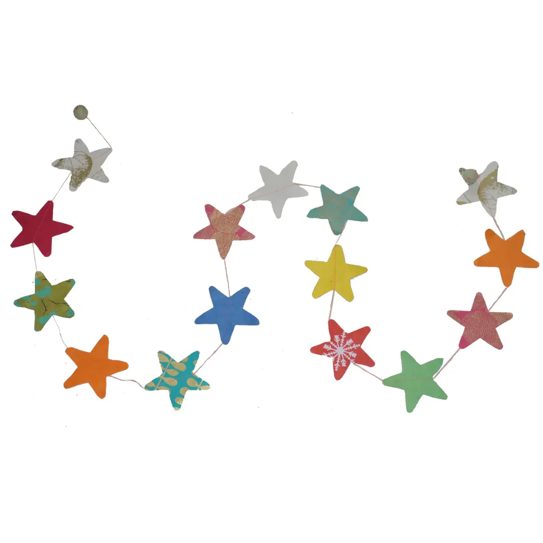 Handcrafted Eco Paper Garland - Image 8