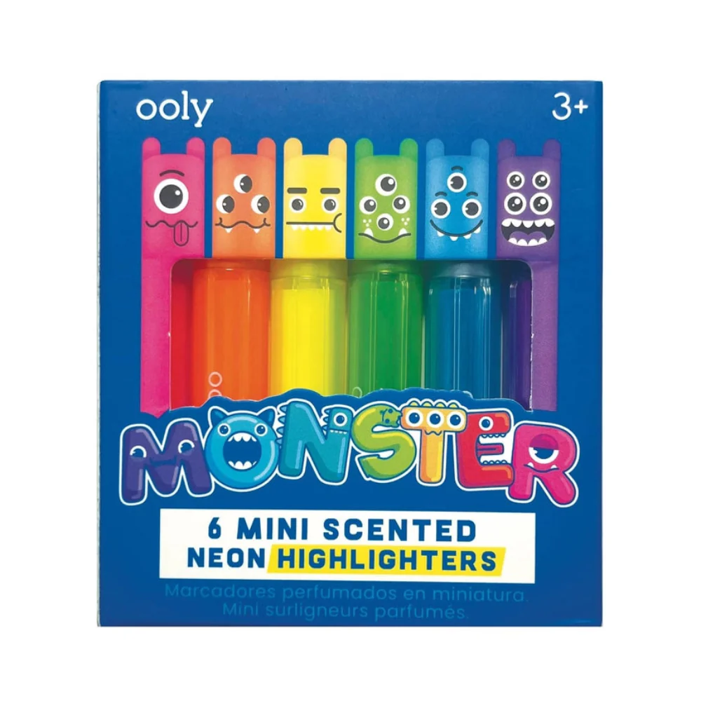 Mini Monster Scented Highlighters - Image 2