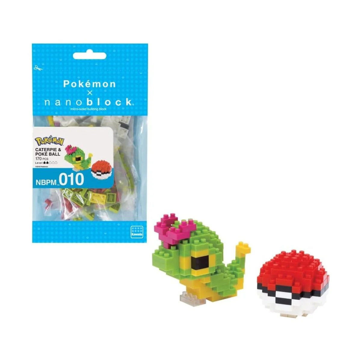 Nanoblock - Pokémon Caterpie & Poké Ball - Image 2