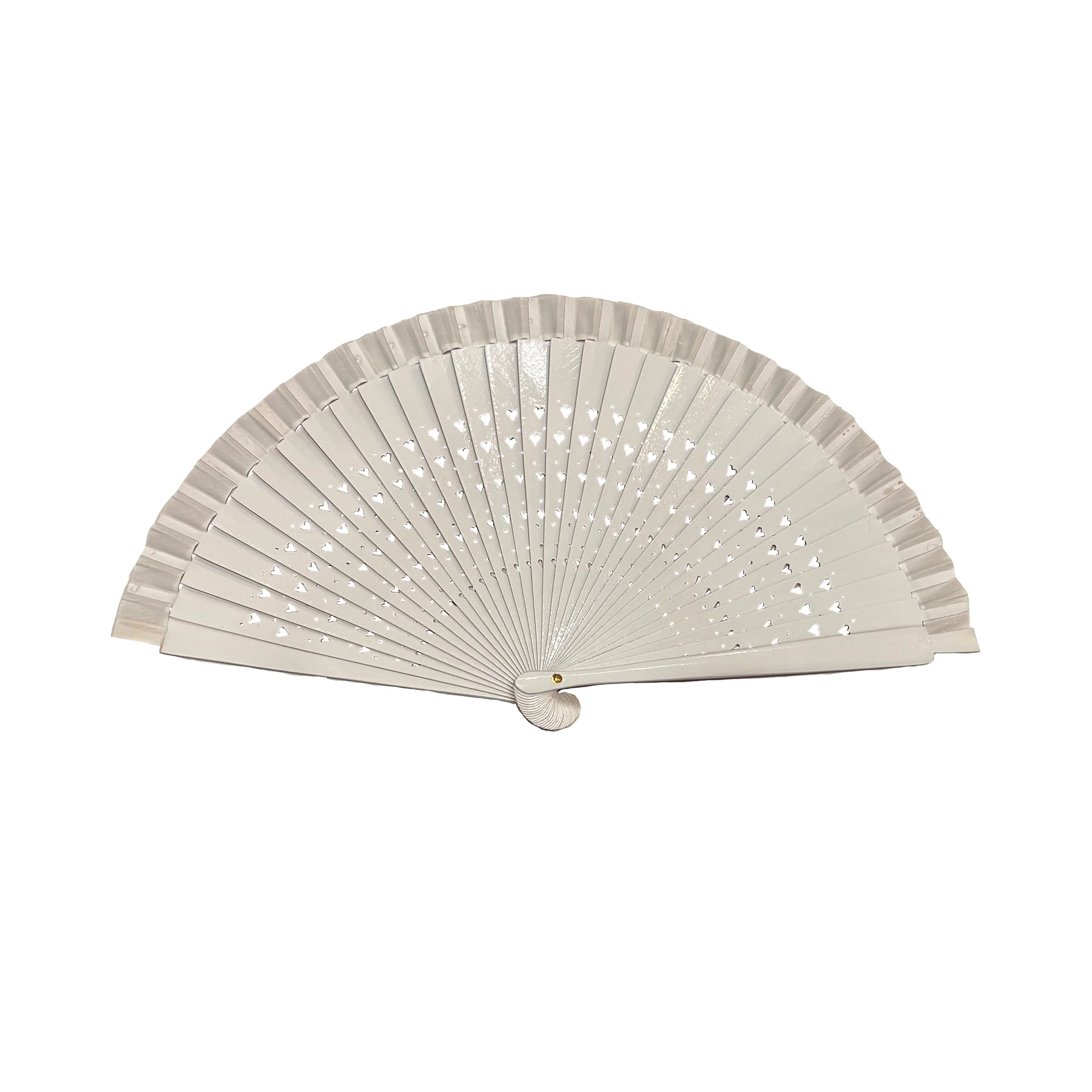 Double-Sided Painted Floral Wooden Spanish-Style Hand Fan (Various Colors) - Image 4