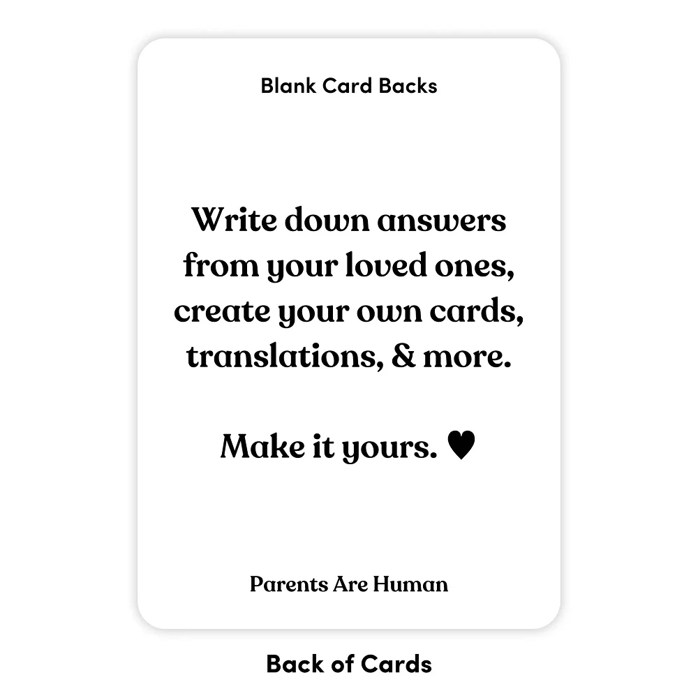 Parents Are Human: A Bilingual Card Game (English Edition) - Image 2