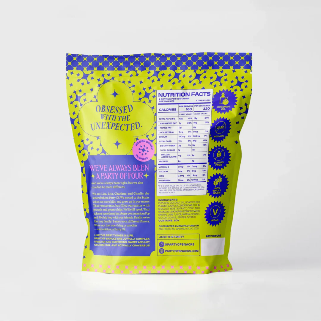 Party Of - Thai Chili Lime Popcorn - Image 2