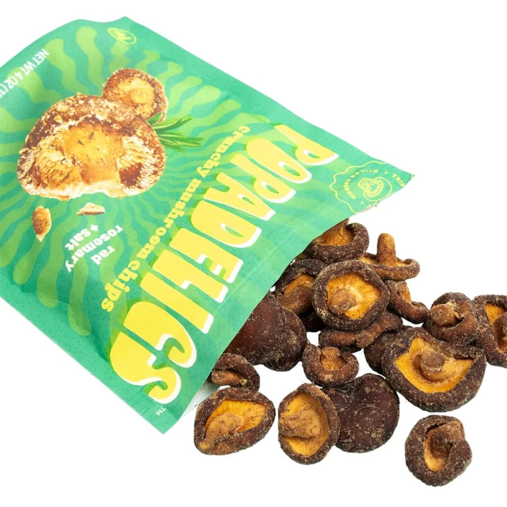 Popadelics Rad Rosemary & Salt Mushroom Chips - Image 2