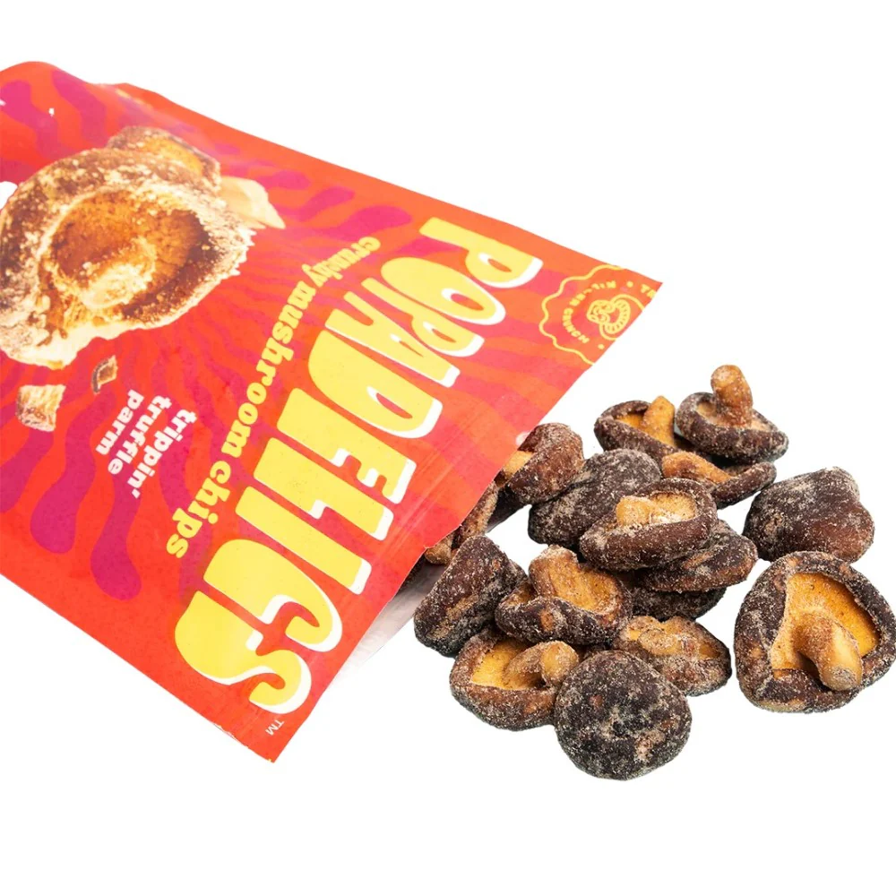 Popadelics Trippin' Truffle Parm Mushroom Chips - Image 2