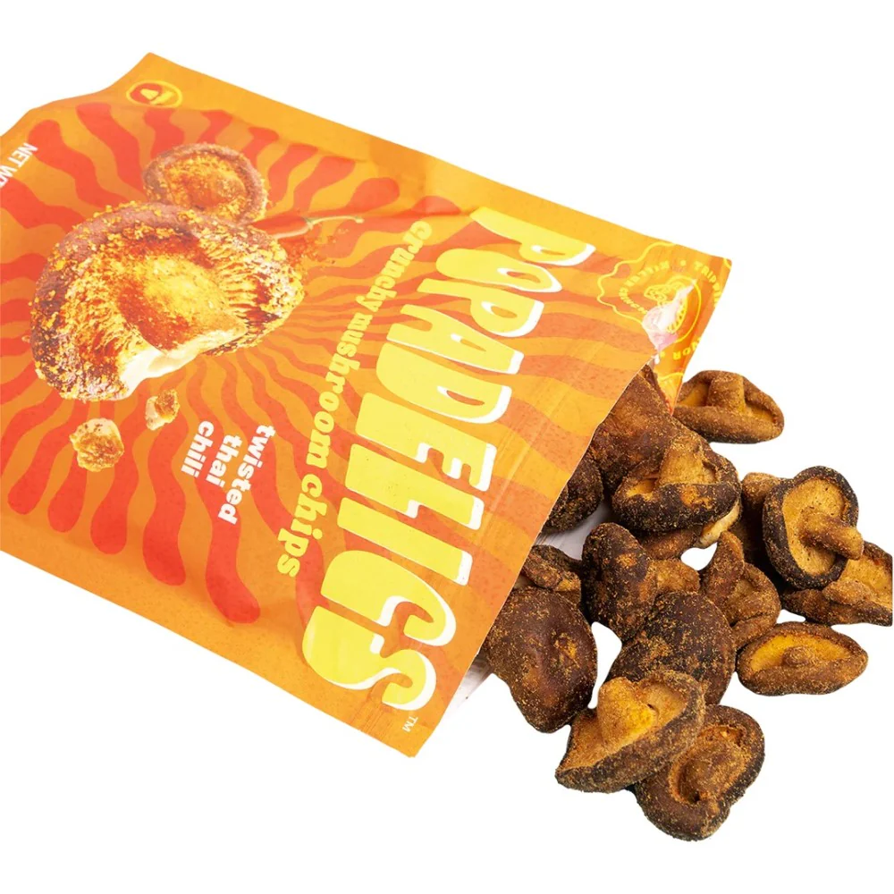 Popadelics Twisted Thai Chili Mushroom Chips - Image 2