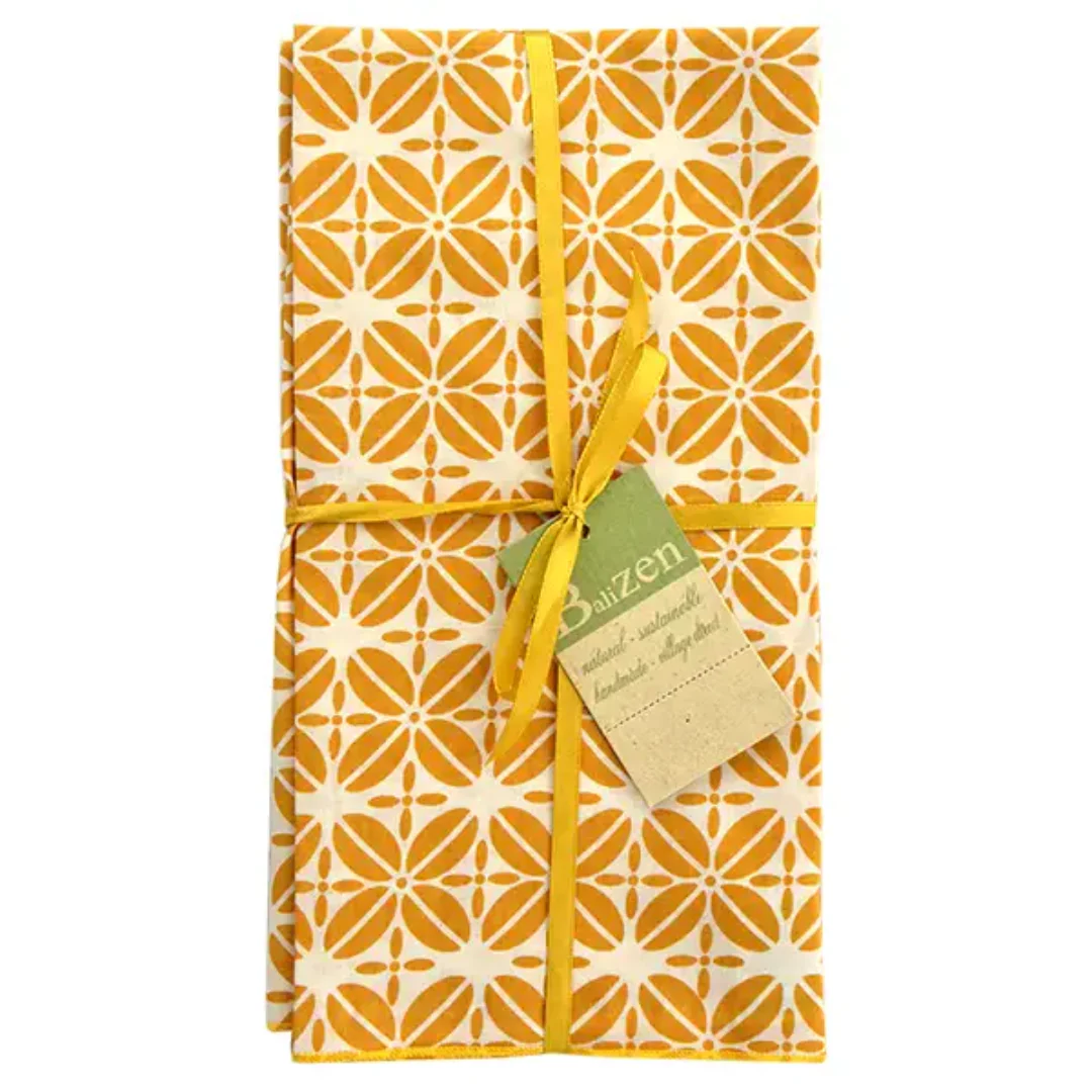 Printed Cotton Napkins - Set of 4 - Image 2