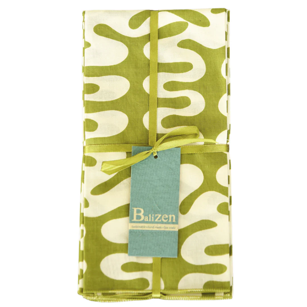 Printed Cotton Napkins - Set of 4 - Image 3