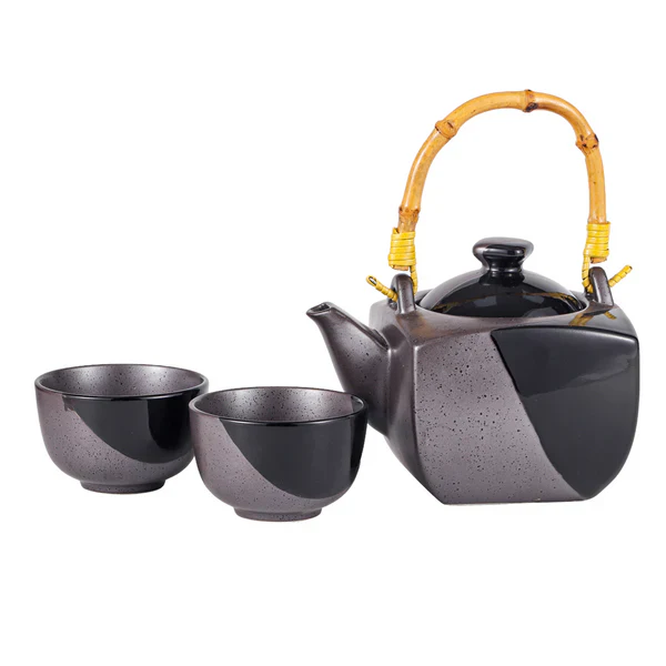 Reactive Glaze Tea Set - Image 3