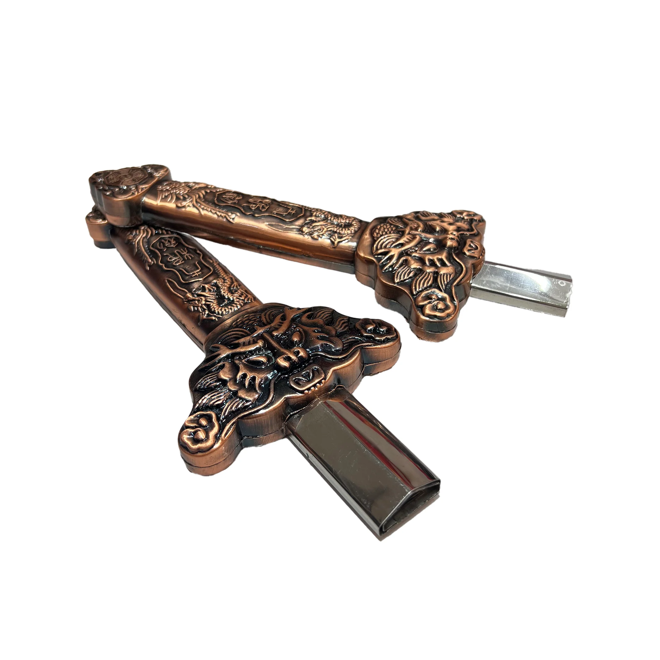 Retractable Tai Chi Sword with Case - Pair - Image 3