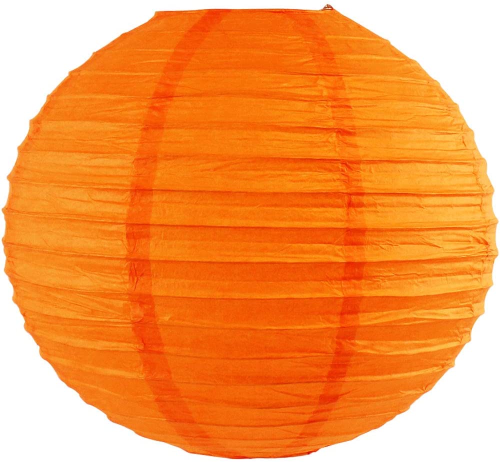 Color Round Paper Lantern (Wire Frame) - Image 11