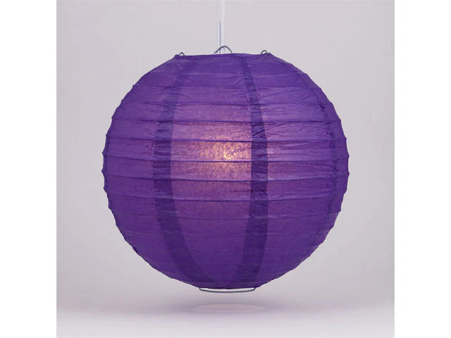 Color Round Paper Lantern (Wire Frame) - Image 12