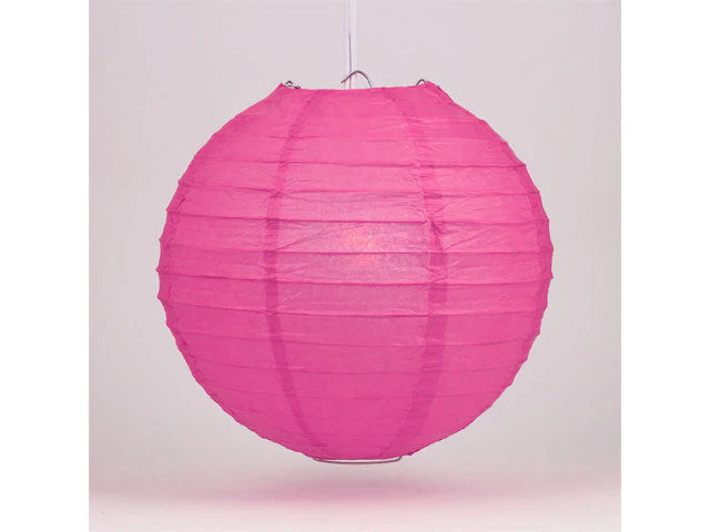 Color Round Paper Lantern (Wire Frame) - Image 4