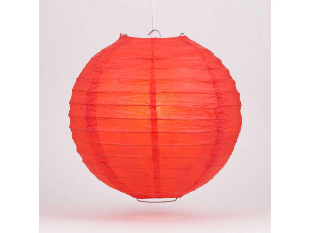 Color Round Paper Lantern (Wire Frame) - Image 7
